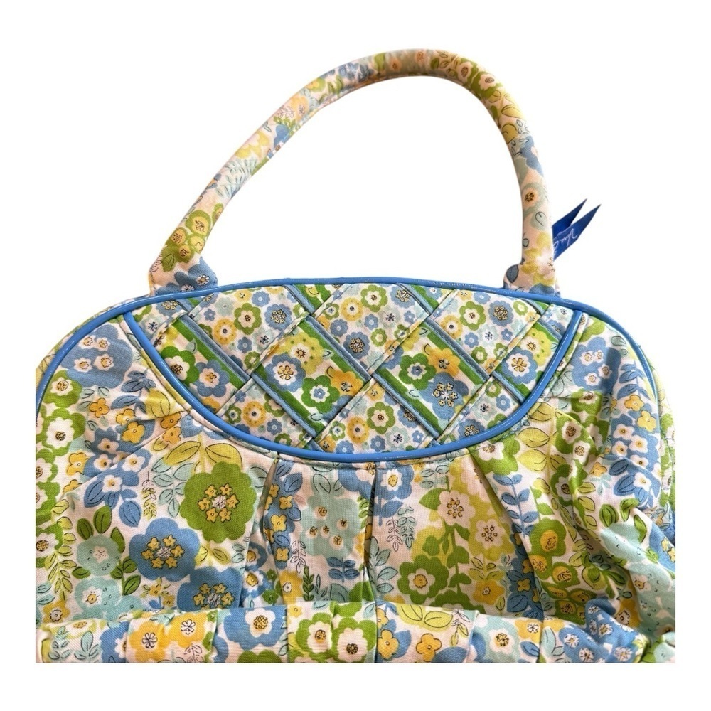 Vera Bradley Med Bowler Bag in English Meadows Print - Picture 7 of 9
